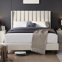 Comfortable Double Bed Frame with Tufted Headboard - Perfect for Daily Use