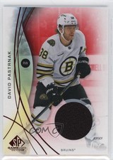 2024-25 Upper Deck SP Game Used Red Jersey David Pastrnak #75 7pv