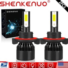 H13 9008 LED Headlight Bulbs for Ford F-150 2006-2008 High Low Beam 6000K White