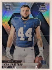 2025 MOSAIC ROOKIE SILVER PRIZM VARIATION CAM SKATTEBO GIANTS RC