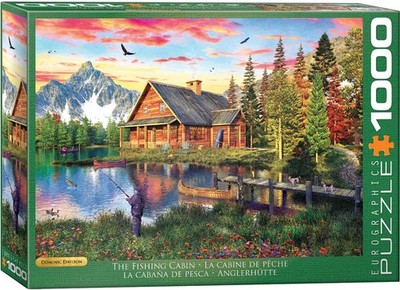 The Fishing Cabin 1000 Piece Jigsaw Puzzle Eurographics New