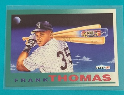 1992 Fleer #712 Frank Thomas Chicago White Sox BASEBALL Card 3A