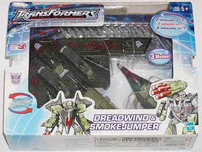 Transformers Robots in Disguise Dreadwind & Smokejumper Hasbro Unopened Toy Set