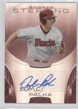 2013 Bowman Sterling Prospect Ruby Refractor 60/99 Daniel Palka Auto 9gj