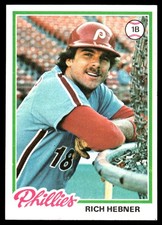 Rich Hebner 1978 Topps #26 Phillies MLB READ FREE SHIPPING AutographDen