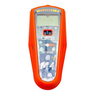 Zircon SuperScan M4 Stud Finder Wall Scanner 4 Mode Target Control LCD Orange