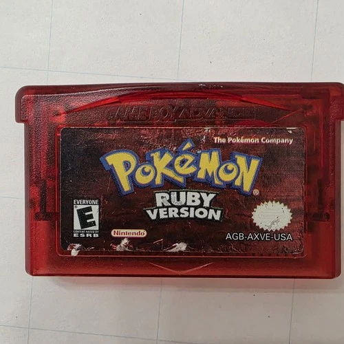 Nintendo Pokémon Ruby Version Game Boy Advance 2003 Multiplayer Role Playing