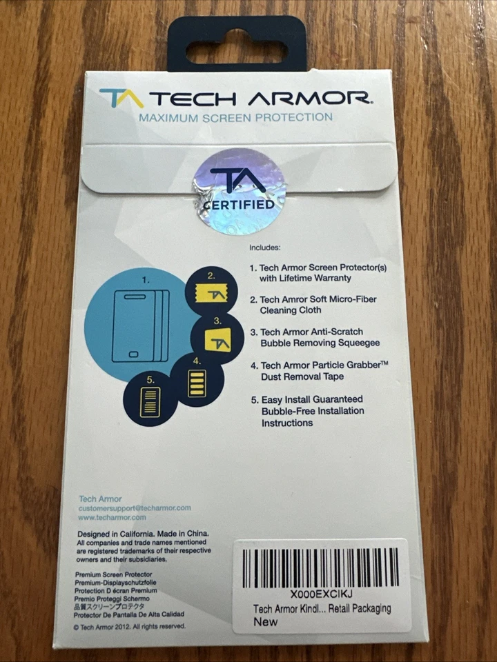 Tech armor kindle 7th Generation screen protector 3 Pack - Image 2 of 2