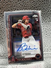 2025 Topps Chrome Update Series Rookie Debut Autographs Bryce Teodosio  AU, RC 