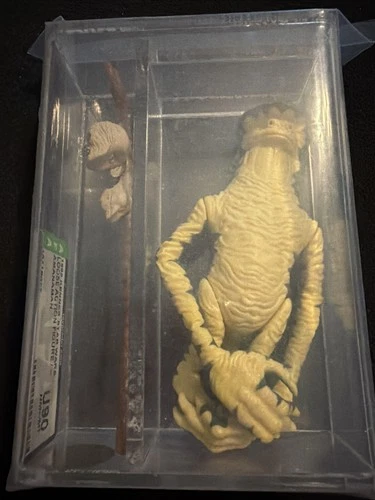 Amanaman Jabba AFA U 90 Loose Figure Vintage Kenner Star Wars SW POTF 1985 RARE
