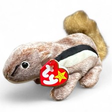Ty Beanie Baby Chipper - MWMT 1999 Chipmunk Stuffed Animal Plush   Tag Error