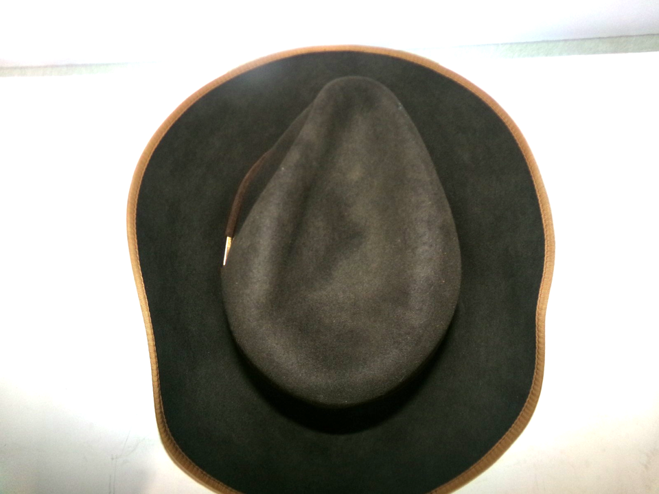 Chapeau Cowboy MHT Master Hatters Of Texas – Paille Durcie, Taille 6 1/2 USA