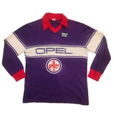 Vintage 1984-85 Fiorentina Maglia Purple Viola Home nr Soccer Long Sleeve Jersey