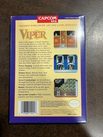 Code Name Viper Nintendo NES Complete CIB with Poster & Insert - MINTY!!