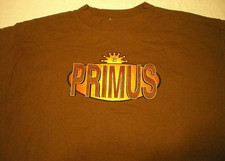 PRIMUS Back In Brown 1990s Original Vintage NOS New DEADSTOCK Tultex XL T-SHIRT