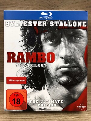 FSK18   Blu-Ray   Rambo - The Trilogy   The Ultimate Edition   Guter Zstnd #M53