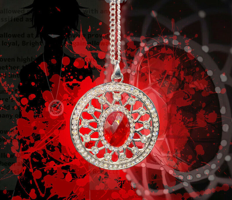 Anime SCP Foundation SCP-963 Bright Doctor Cosplay Fashion Metal Necklace  Pendant Chain Choker Accessories Props Gift