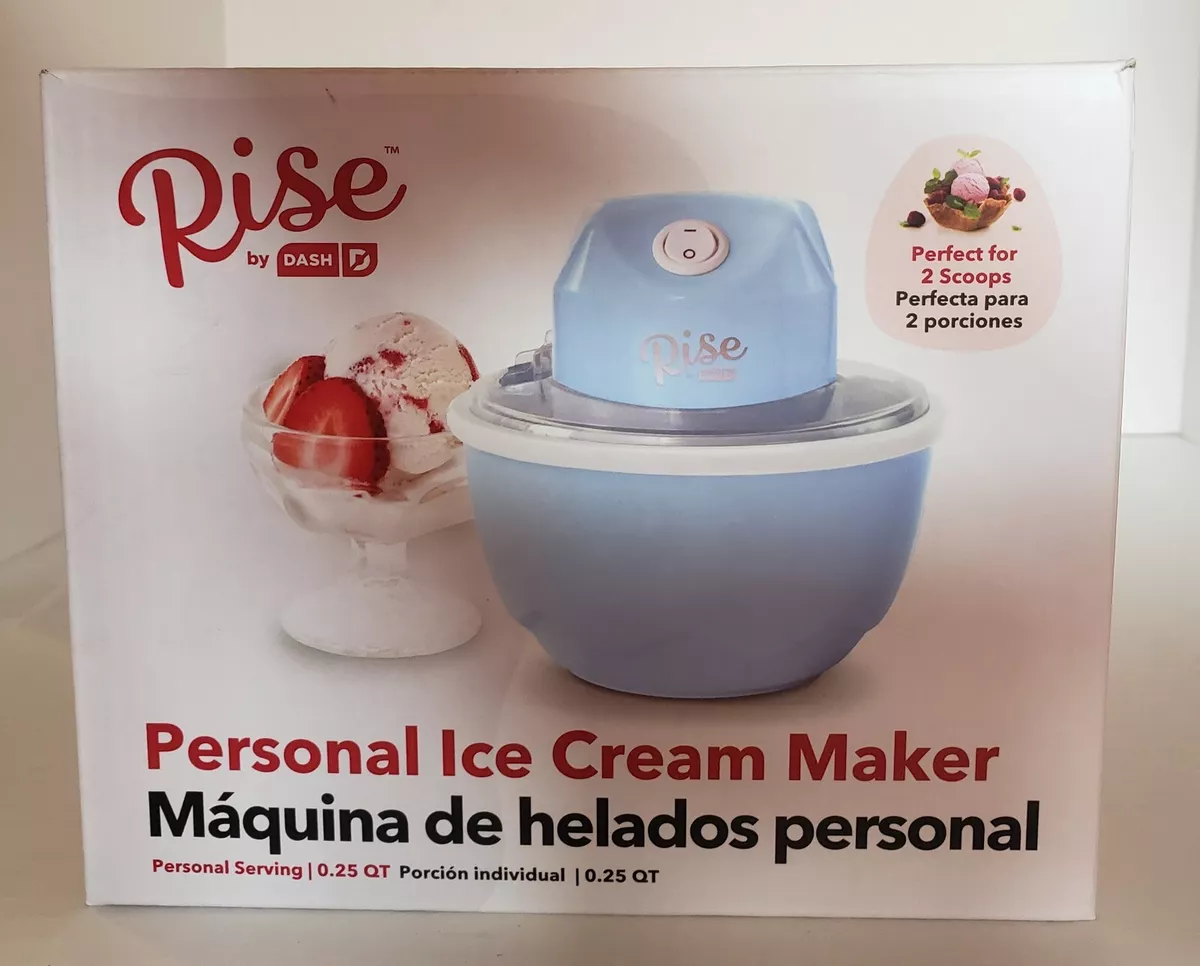 Rise By Dash Personal Electric Ice Cream Maker Machine, 1 Pint, Blue BRAND  NEW!