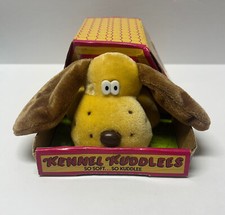 Vintage 1986 Tara Toys Kennel Kuddlees Stuffed Dog In Box