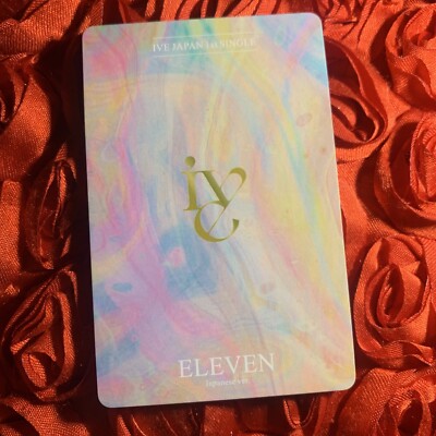 LEESEO IVE ELEVEN Edition Celeb K-pop Girl Photo Card White Fancy