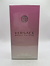 BRIGHT CRYSTAL BY VERSACE 200ML PERFUMED BATH  SHOWER GEL NEW WITH BOX SEALED 