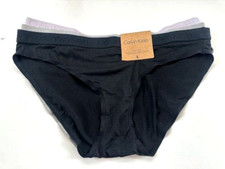 New CALVIN KLEIN Women s 3 Pack Bikini Underwear Panty Size Medium