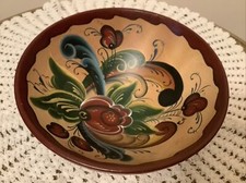 Scandinavian Rosemaling Tole Hand Painted Folk Art Norway