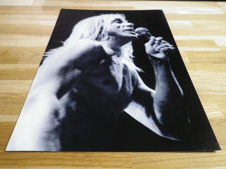IGGY POP - Mini poster Noir & blanc !!! - Photo 1/1