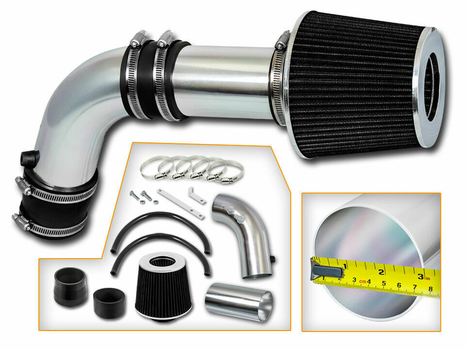 Short Ram Air Intake Kit + BLACK Filter for 0306 Acura TSX / Honda