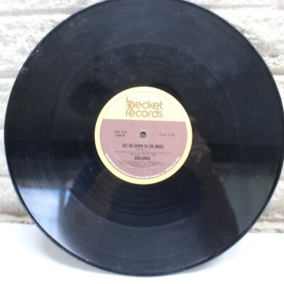 Colors Get On Down To The Music SINGLE 12'' Vinyl Record VG+