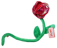 From the Heart Kipp Crinkle 33" Red Rose Plush Poseable Bendable Toy Valentines