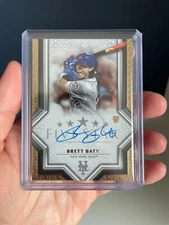 Brett Baty Rookie On-Card Auto - 2023 Topps Five Star Baseball #FSA-BB1