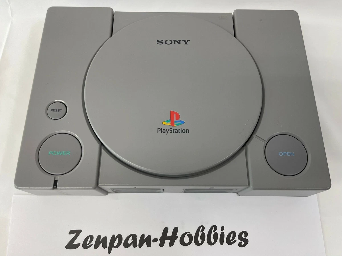 Sony PlayStation 1 PS1 SCPH-7000 Gray Game Console Japanese Disc