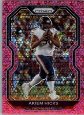 2020 Panini Prizm Prizms No Huddle Pink #190 Akiem Hicks /15 - NM-MT
