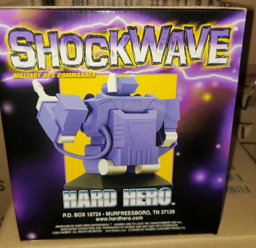 Transformers SHOCKWAVE cold-cast porcelain statue Hard Hero - Imagen 2 de 4