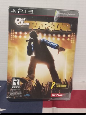 Def Jam Rapstar Bundle PS3 (Playstation 3, 2010) Complete BRAND NEW SEALED 