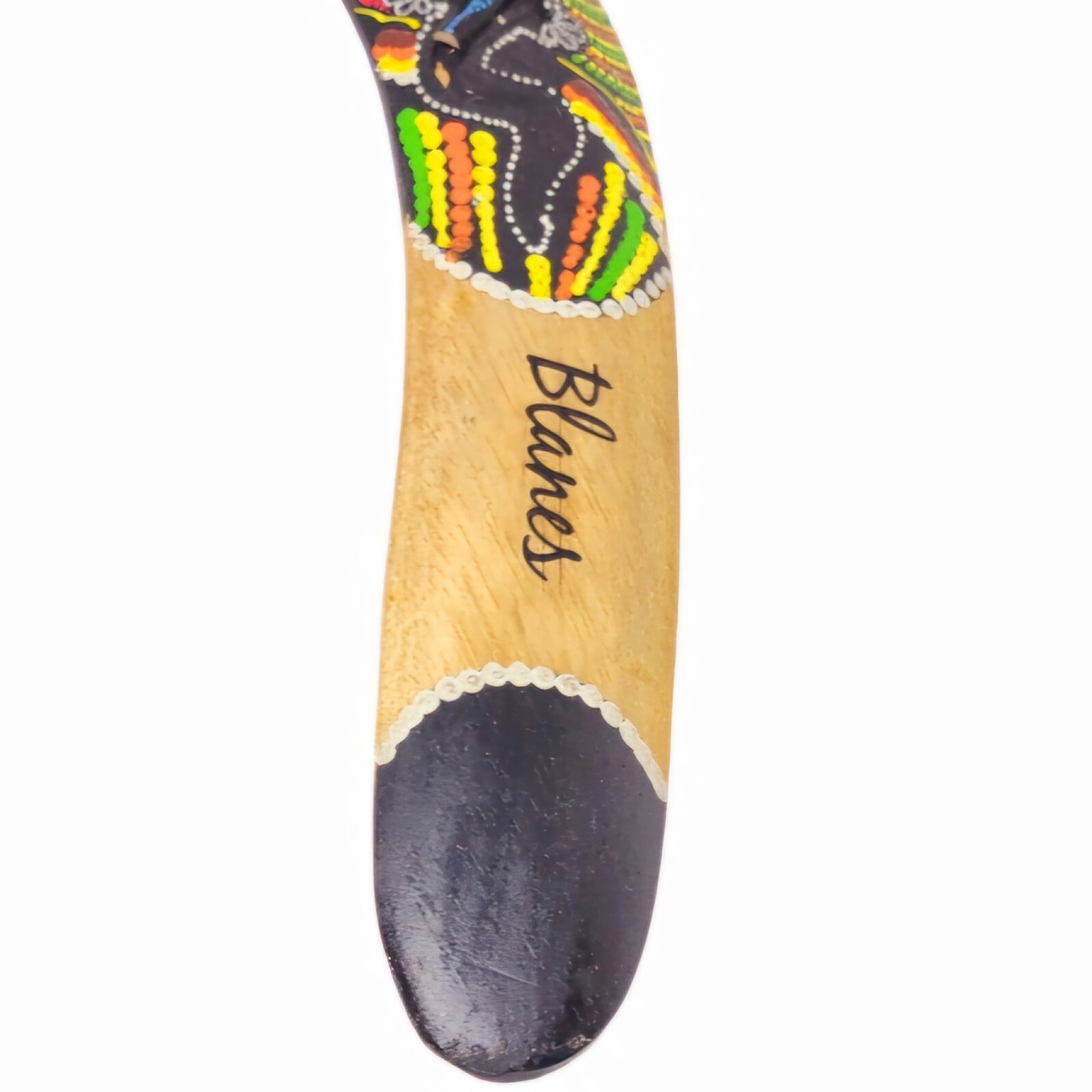 Mini Stylo Revers Boomerang En Bois Lézard - Williamsburg Virginie, 3,5 Pouces, Occasion