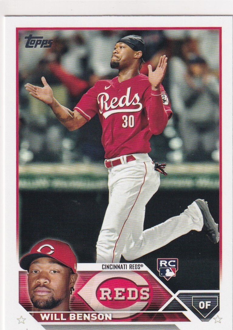 2023 TOPPS SERIES TWO RC WILL BENSON CINCINNATI REDS ROOKIE