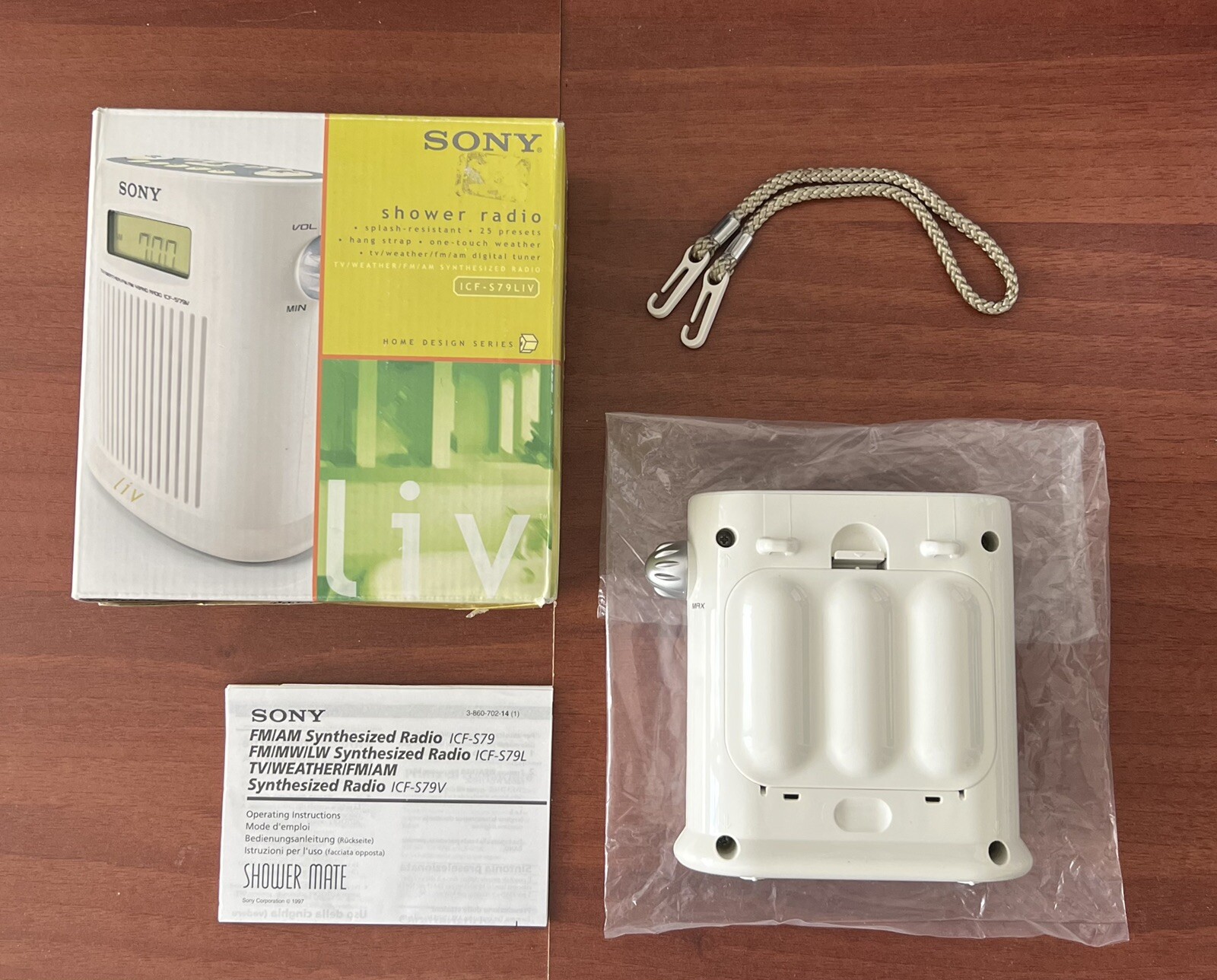 Sony Shower Radio ICF579LIV for sale online eBay