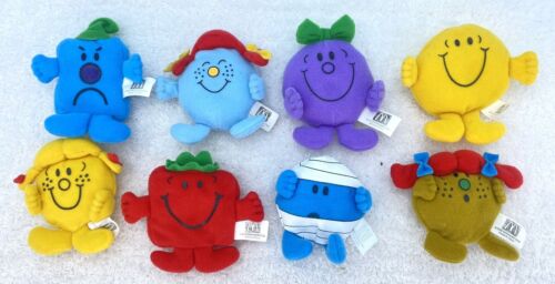 2000 McDonald's Happy Meal Toys Set of 8 Little Miss & Mr. Men - Picture 1 of 5