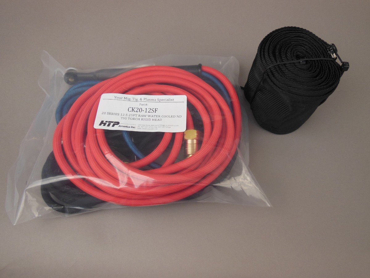 12.5' WP-20 Water Cooled Tig Torch Package Miller Syncrowave 250
