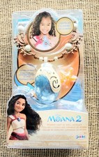 Disney Moana 2 Light Up Shell Necklace New In Pkg