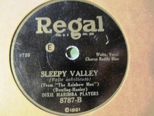 1929 Scrappy Lambert DIXIE MARIMBA PLAYERS PAGAN LOVE SONG/ SLEEPY VALLEY Regal