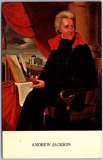 Portrait Of Andrew Jackson Painted 1835 End Of 2nd Term PA Postcard I521