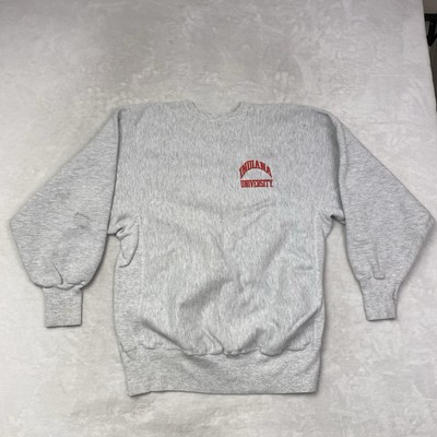 VTG Champion Reverse Weave Indiana University IU Crewneck Sweatshirt XL USA