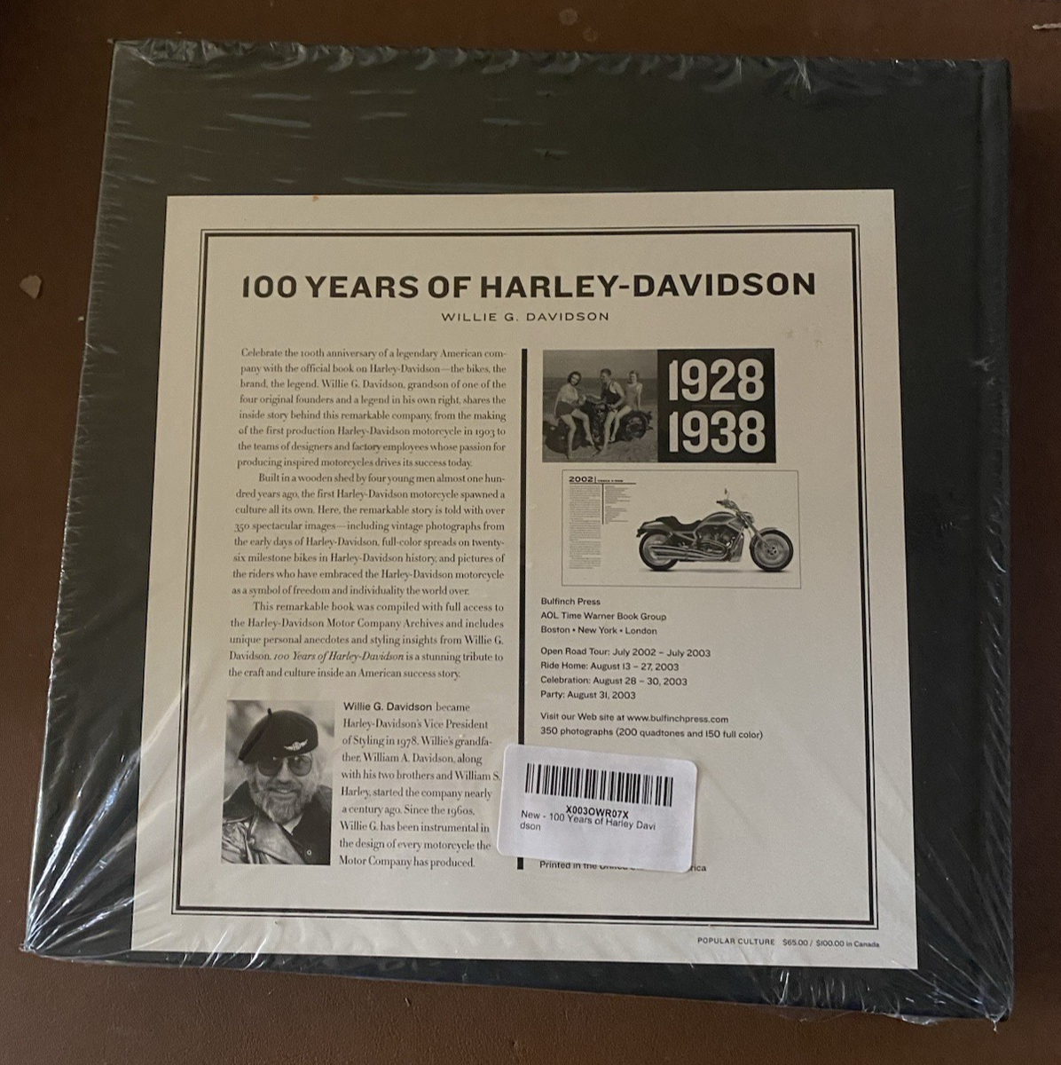100 Years of Harley-Davidson by Willie G. Davidson (2002