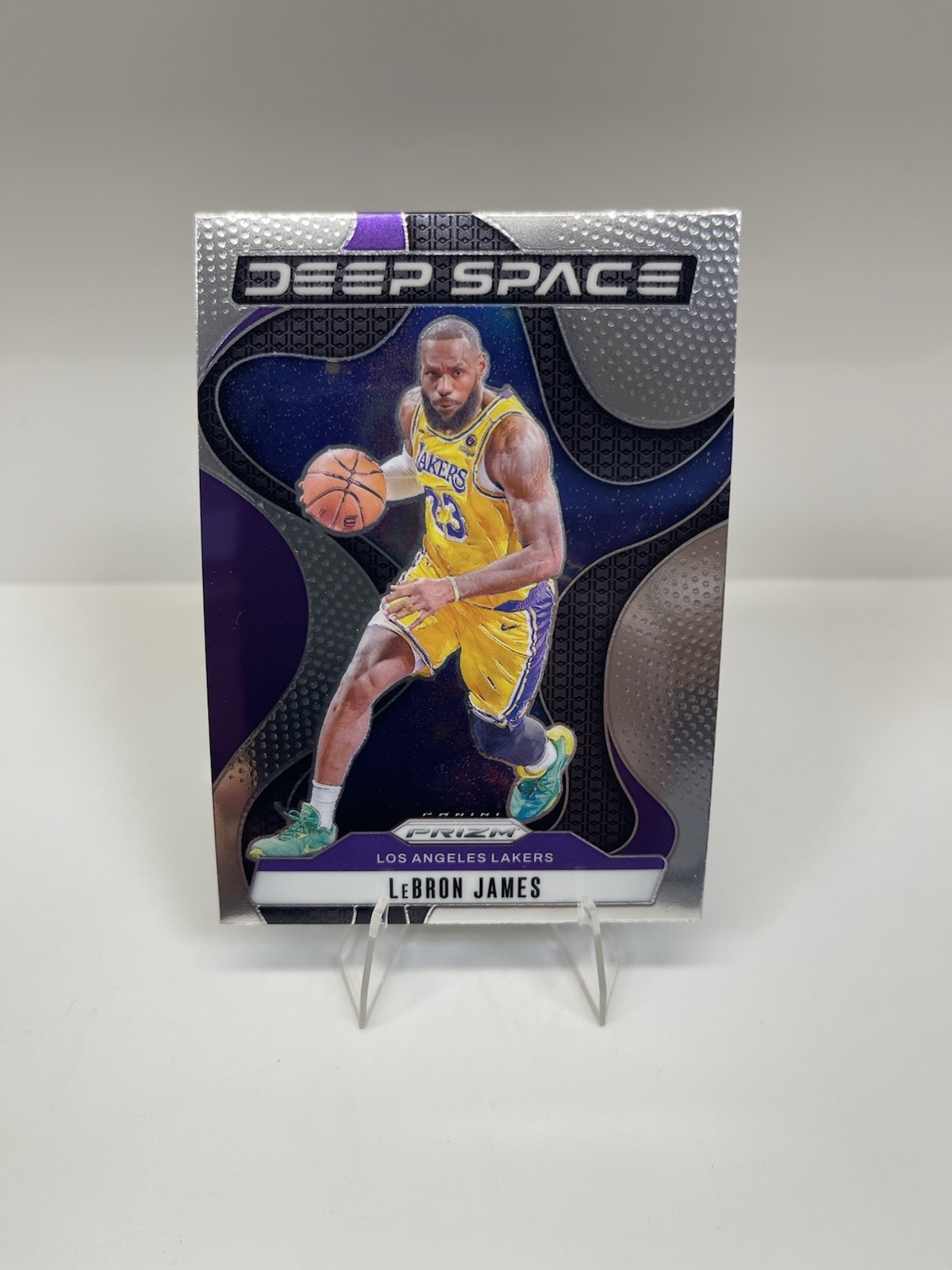2024-25 Panini Prizm LeBron James Deep Space Silver #5 Lakers