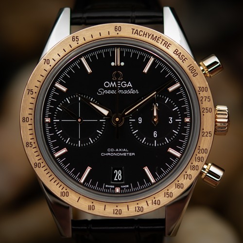 Omega Speedmaster '57 Chrono 41.5mm Steel/Rose Gold – Box & Papers (331.22.42)