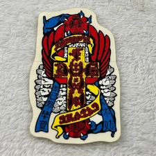 Eric Dressen Dogtown Skates Skateboard Sticker Cross Vintage 1980s