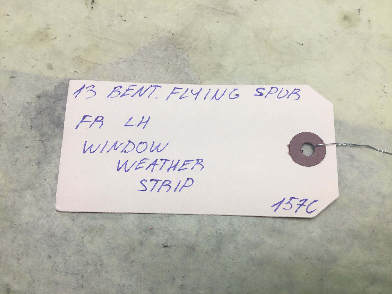Bentley Flying Spur W12 Front Left Window Weather Strip Seal Rubber 13-18 :Y